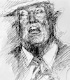 Cartoon: Man-child Crying for the Moon (small) by ylli haruni tagged trump,pussy,grabber,criminal