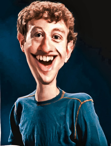 Cartoon: Mark Zuckerberg (medium) by hakanipek tagged leaders,portrait,famous,web