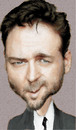 Cartoon: russell crowe (small) by hakanipek tagged russell,crowe