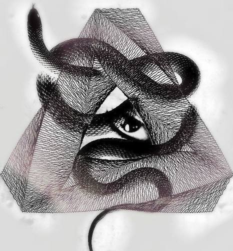Cartoon: three dots (medium) by nayar tagged snake,inaq,jass,eye,three,dots