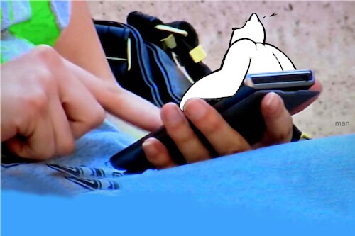 Cartoon: Chattato (medium) by Enzo Maneglia Man tagged vignetta,umorismo,grafico