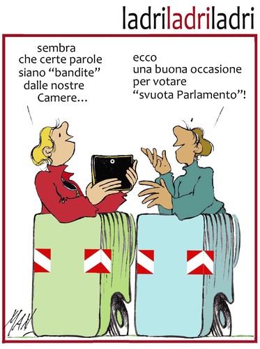 Cartoon: finanziamento ai partiti (medium) by Enzo Maneglia Man tagged cassonettari,ottobre,2013,man,maneglia,fighille,arte,finanziamento
