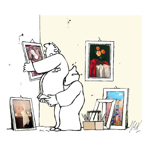 Cartoon: Gli amici By Franco Ruinetti (medium) by Enzo Maneglia Man tagged racconti,storie,brani,amici,franco,ruinetti,fighillearte,man,maneglia