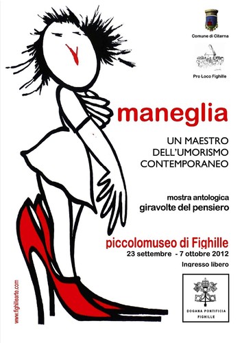 Cartoon: maneglia in mostra (medium) by Enzo Maneglia Man tagged mostra,maneglia,enzo