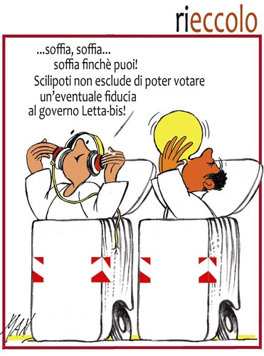 Cartoon: rieccolo dai cassonettari (medium) by Enzo Maneglia Man tagged scilipoti,rieccolo,cassonettari,maneglia,man,lettabis,fighillearte