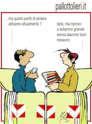 Cartoon: sinistre alla conta (medium) by Enzo Maneglia Man tagged vignette,umorismo,grafico,maneglia,man,fighillearte