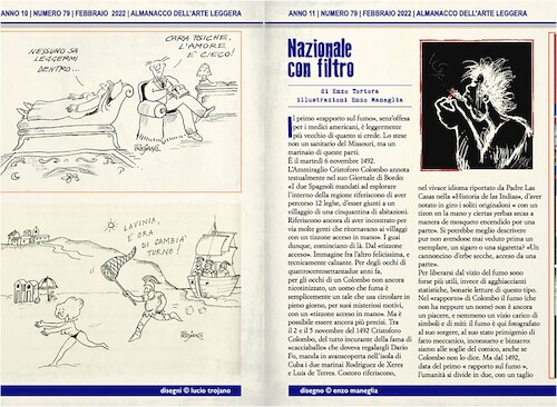 Cartoon: BUDUAR79 almanacco umoristico (medium) by Enzo Maneglia Man tagged umorismo,grafico,rivista,almanacco,letteratura