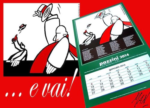 Cartoon: calendario Pazzini Editore 2017 (medium) by Enzo Maneglia Man tagged calendario,collezionisti,illustrazioni,poesie,romagnole,pazzini,editore