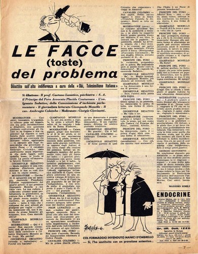 Cartoon: il Travaso anni 60 (medium) by Enzo Maneglia Man tagged 1962,umoristico,settimanale,travaso