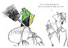 Cartoon: Befana 2019 giallo verde (small) by Enzo Maneglia Man tagged vignette,grafiche,tavole,umoristiche,befana,feste,riconoscimenti,maneglia,man