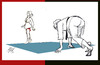 Cartoon: cinture del Judo (small) by Enzo Maneglia Man tagged cinture,judo