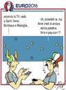 Cartoon: euro2016 oggi Italia Spagna (small) by Enzo Maneglia Man tagged cassonettari,man,maneglia,fighillearte