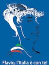 Cartoon: Flavio Cobolli (small) by Enzo Maneglia Man tagged tennis,cobolli,caricatura
