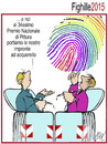 Cartoon: impronte per Fighille (small) by Enzo Maneglia Man tagged 34esimo,premio,nazionale,pittura,fighillearte,cassonettari,enzo,nmaneglia,man