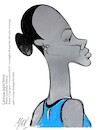 Cartoon: Larissa Iapichino (small) by Enzo Maneglia Man tagged caricature,ritratti,atleti,lunghisti,salto,in,lungo,sport,europee2024