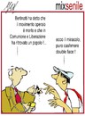 Cartoon: mix senile (small) by Enzo Maneglia Man tagged cassonettari,man,maneglia,fighillearte