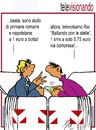 Cartoon: televisionando (small) by Enzo Maneglia Man tagged cassonettari,man,maneglia,fighillearte