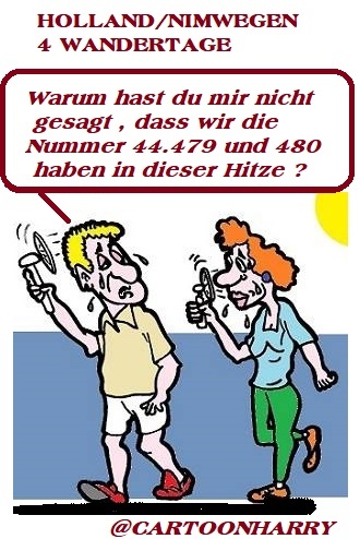 Cartoon: 4Tage (medium) by cartoonharry tagged wandern,cartoonharry