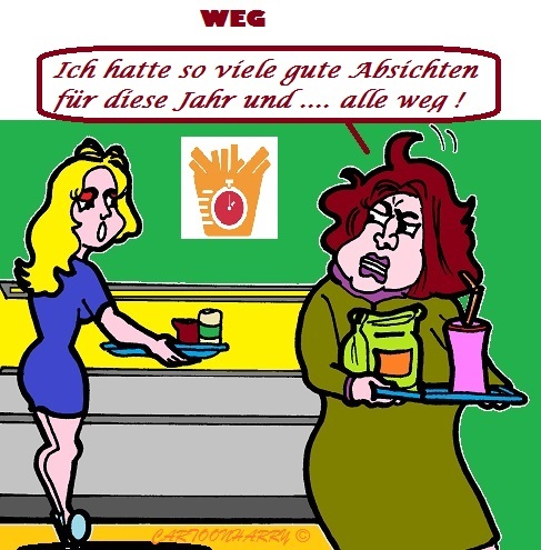 Cartoon: Absichten (medium) by cartoonharry tagged absichten,frauen,essen