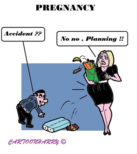 Cartoon: Accident (medium) by cartoonharry tagged accident,pregnant