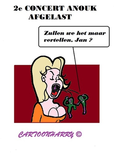 Cartoon: Anouk (medium) by cartoonharry tagged anouk,concert,tweede