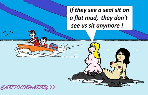 Cartoon: Beachguards (medium) by cartoonharry tagged beachguards,beach,guards,water,boat,girls,cartoon,cartoonharry,cartoonist,dutch,toonpool