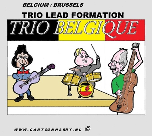 Cartoon: Belgium Formation (medium) by cartoonharry tagged belgique,belgium,formation,trio,music,base,drums,guitar,dewever,vandelanotte,dirupio,cartoon,comic,comix,comics,artist,cool,cooler,art,arts,drawing,cartoonist,cartoonharry,dutch,toonpool,toonsup,facebook,hyves,linkedin,buurtlink,deviantart