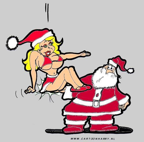 Cartoon: Christmas Girl2 (medium) by cartoonharry tagged christmas,xmas,sexy,girl,cartoonharry