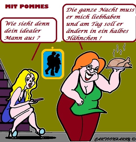 Cartoon: Die ganze Nacht (medium) by cartoonharry tagged nacht,haenchen