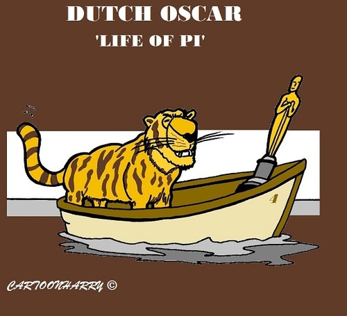 Cartoon: Dutch Oscar (medium) by cartoonharry tagged lifeofpi,oscar,hollywood,losangeles,usa,cartoons,cartoonists,cartoonharry,dutch,toonpool