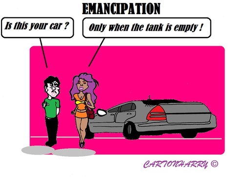 Cartoon: Emancipation (medium) by cartoonharry tagged emancipation,humour