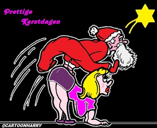 Cartoon: Fijne Dagen (medium) by cartoonharry tagged kerstmis