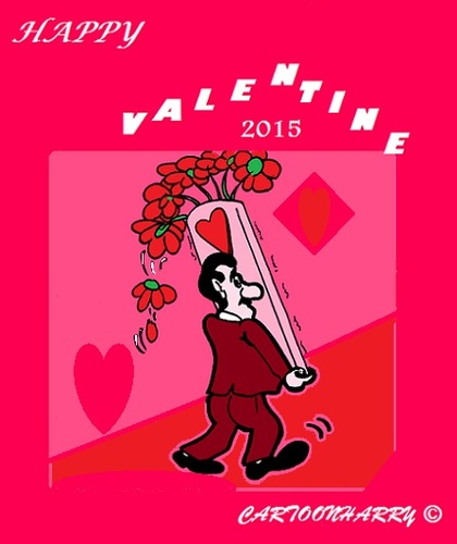 Cartoon: For All My Toonpool Friends (medium) by cartoonharry tagged valentine,2015,cartoonharry