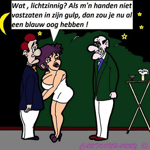 Cartoon: Gulp (medium) by cartoonharry tagged gulp,woge,broek,hose,weg,ab,oog,auge,blauw,blau,cartoon,cartoons,toons,cartoonist,cartoonharry,dutch,toonpool