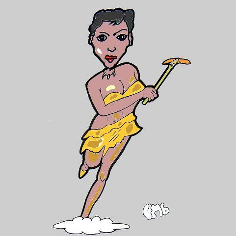 Cartoon: Halle Berry (medium) by cartoonharry tagged actrice