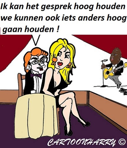 Cartoon: Hooghouden (medium) by cartoonharry tagged hooghouden,avond,voetbal,cartoon,cartoonist,cartoonharry,dutch,toonpool