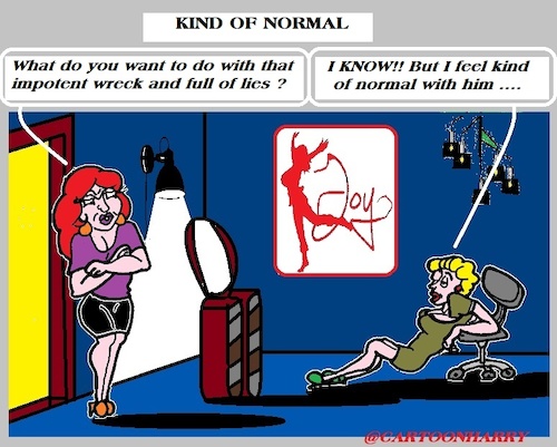 Cartoon: Kind of Normal (medium) by cartoonharry tagged normal