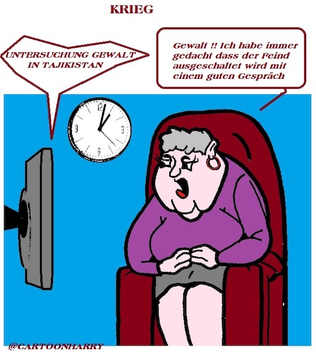 Cartoon: Krieg (medium) by cartoonharry tagged krieg,cartoonharry