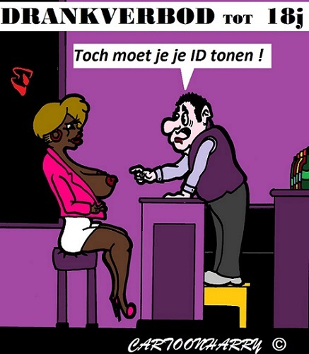 Cartoon: Laat zien (medium) by cartoonharry tagged id,holland,bars,bier,alcohol,cartoon,cartoonist,cartoonharry,dutch,toonpool