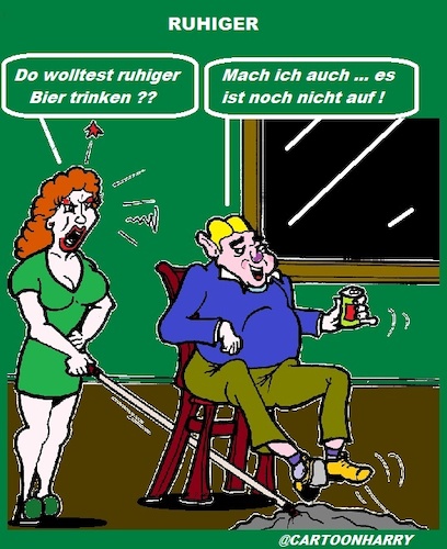 Cartoon: Langsam (medium) by cartoonharry tagged langsam,bier