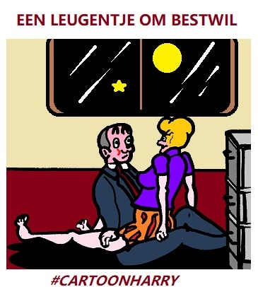 Cartoon: Leugentje om Bestwil (medium) by cartoonharry tagged leugentje,bestwil,cartoonharry