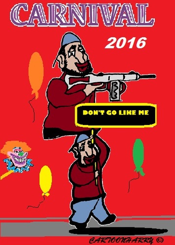 Cartoon: No Jihadi (medium) by cartoonharry tagged jihad,carnival