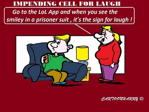 Cartoon: No Laughing (medium) by cartoonharry tagged smile,laughing,laugh,newyork,forbidden,loud,cartoons,cartoonists,cartoonharry,dutch,usa,toonpool