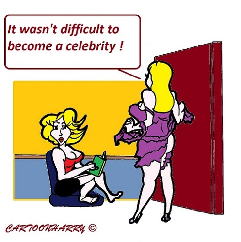 Cartoon: Not Difficult (medium) by cartoonharry tagged difficult,famous,celebrity,girls,cartoons,cartoonists,cartoonharry,dutch,toonpool