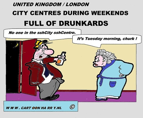 Cartoon: Only Drunkards (medium) by cartoonharry tagged cartoon,comic,comics,comix,artist,man,men,art,arts,boy,boys,drawing,cartoonist,cartoonharry,dutch,england,london,drunkard,drunkards,city,centre,toonpool,toonsup,facebook,hyves,linkedin,buurtlink,deviantart