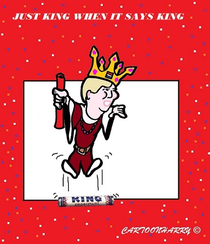 Cartoon: Only King (medium) by cartoonharry tagged king,koning,holland,willemalexander,alleen,cartoons,cartoonisten,cartoonharry,dutch,toonpool