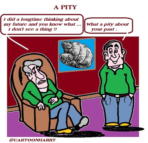 Cartoon: Pity (medium) by cartoonharry tagged pity,cartoonharry
