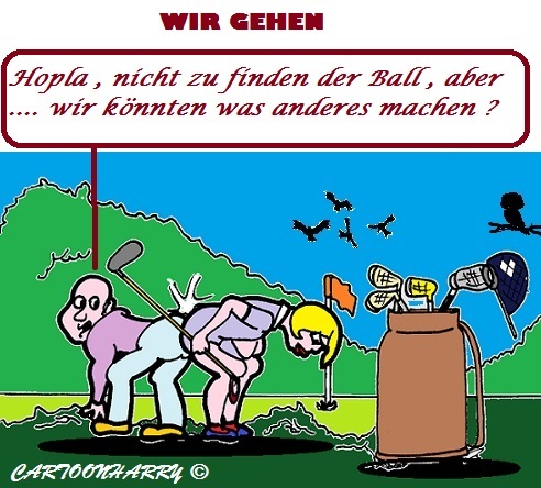 Cartoon: Schnell (medium) by cartoonharry tagged ball,motel,golf,sport
