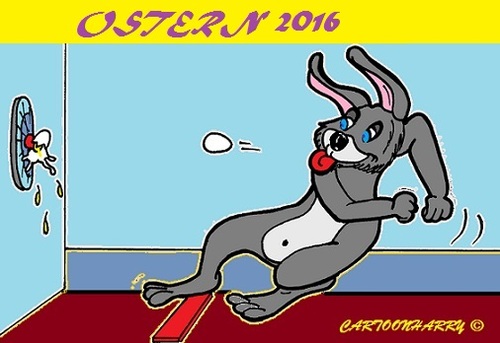 Cartoon: Schoene OsterTage (medium) by cartoonharry tagged ostertage2016