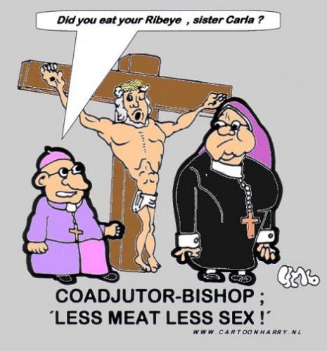 Cartoon: Sex en Kerk (medium) by cartoonharry tagged jezus